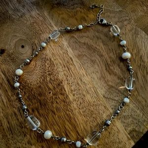 Silpada Sterling Silver and Freshwater Pearl Necklace